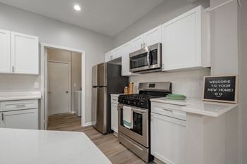 New kitchen appliances and countertops*